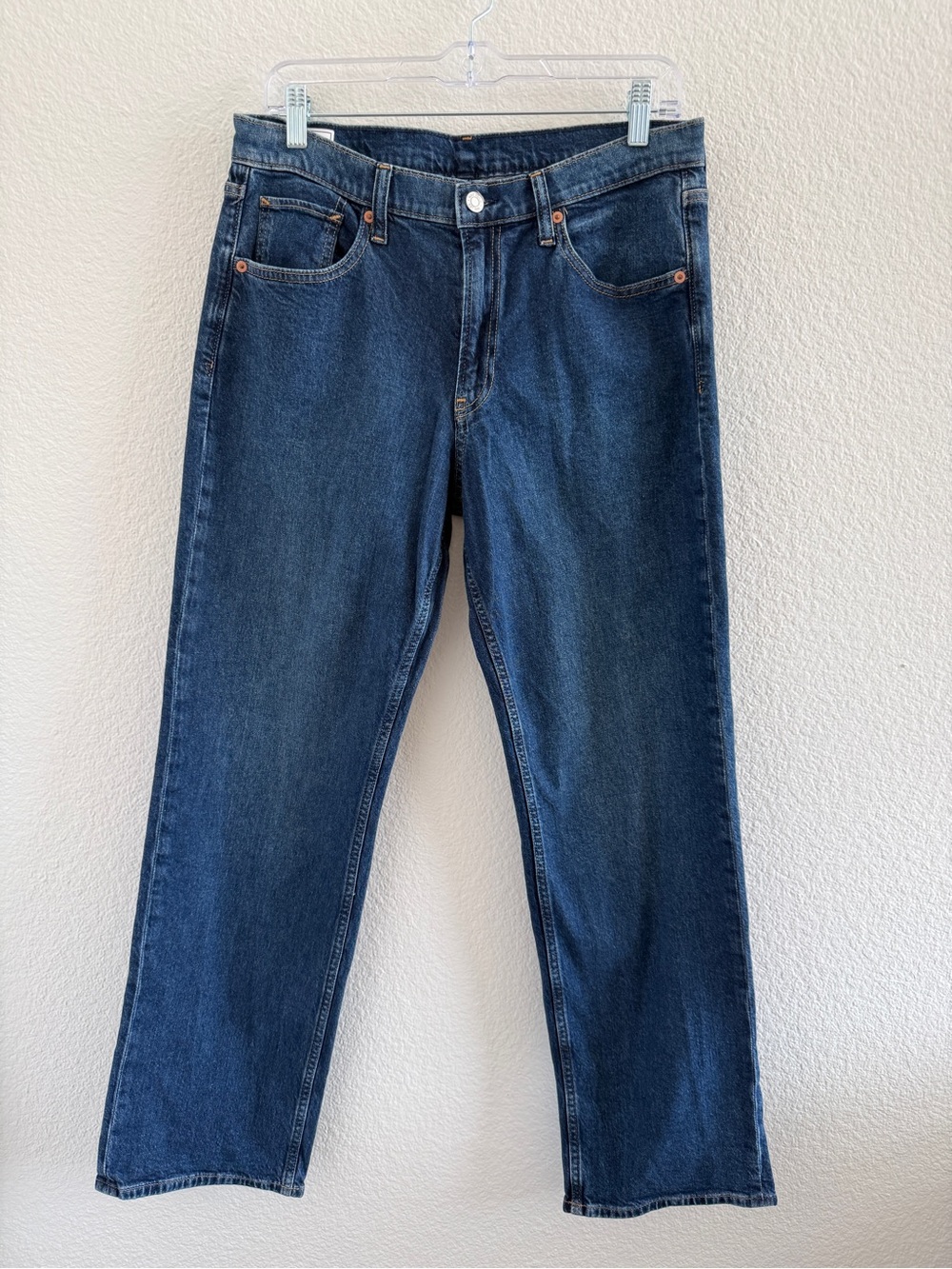 GAP Women’s 90s Loose Mid Rise Medium Dark Wash Relaxed Jeans